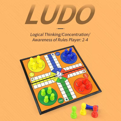 Foldable Ludo Board Game Set