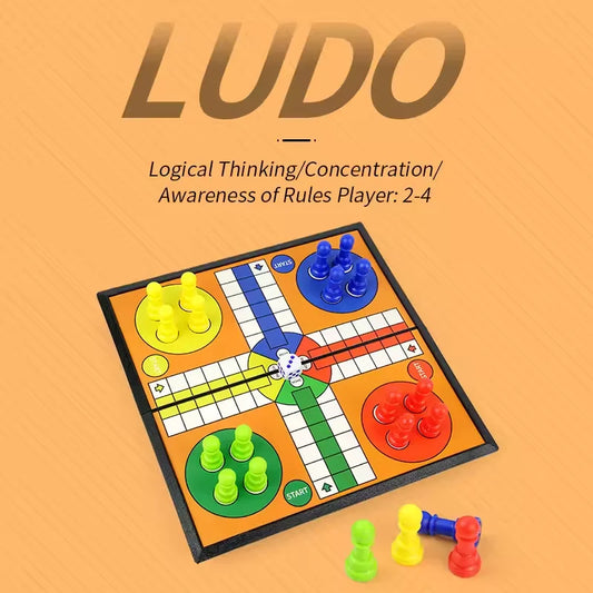 Foldable Ludo Board Game Set