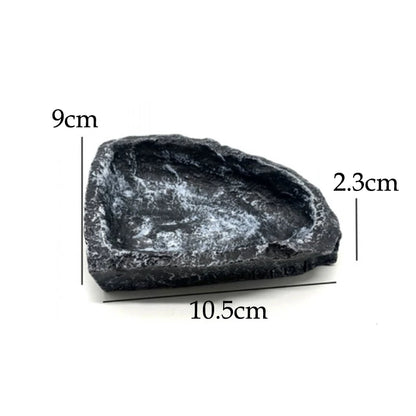 Natural Rock Reptile Feeding & Water Bowl