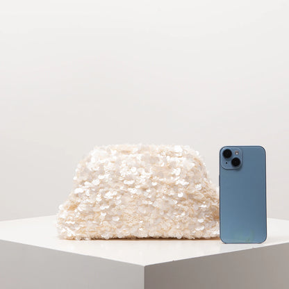 Sequin Evening Clutch Bag