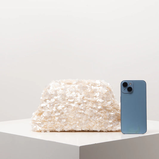 Sequin Evening Clutch Bag