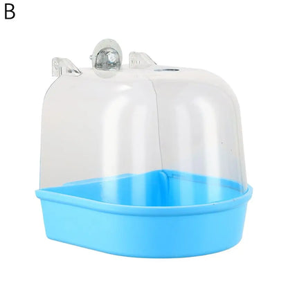 Hanging Acrylic Bird Bath for Cage