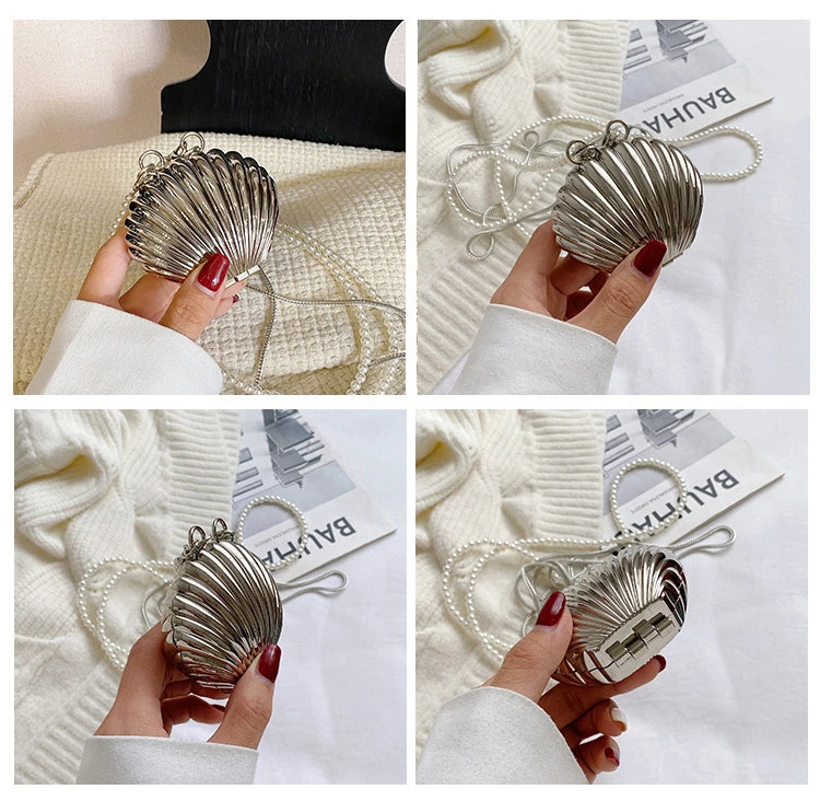 Shell Design Crossbody Handbag