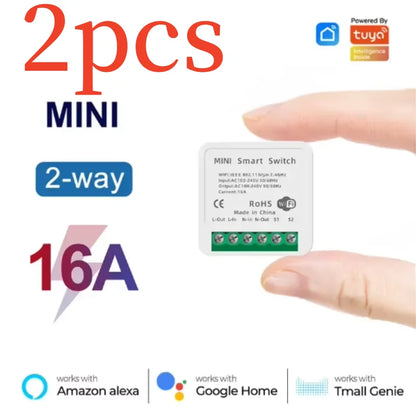 Mini WiFi Smart Switch Module 16A