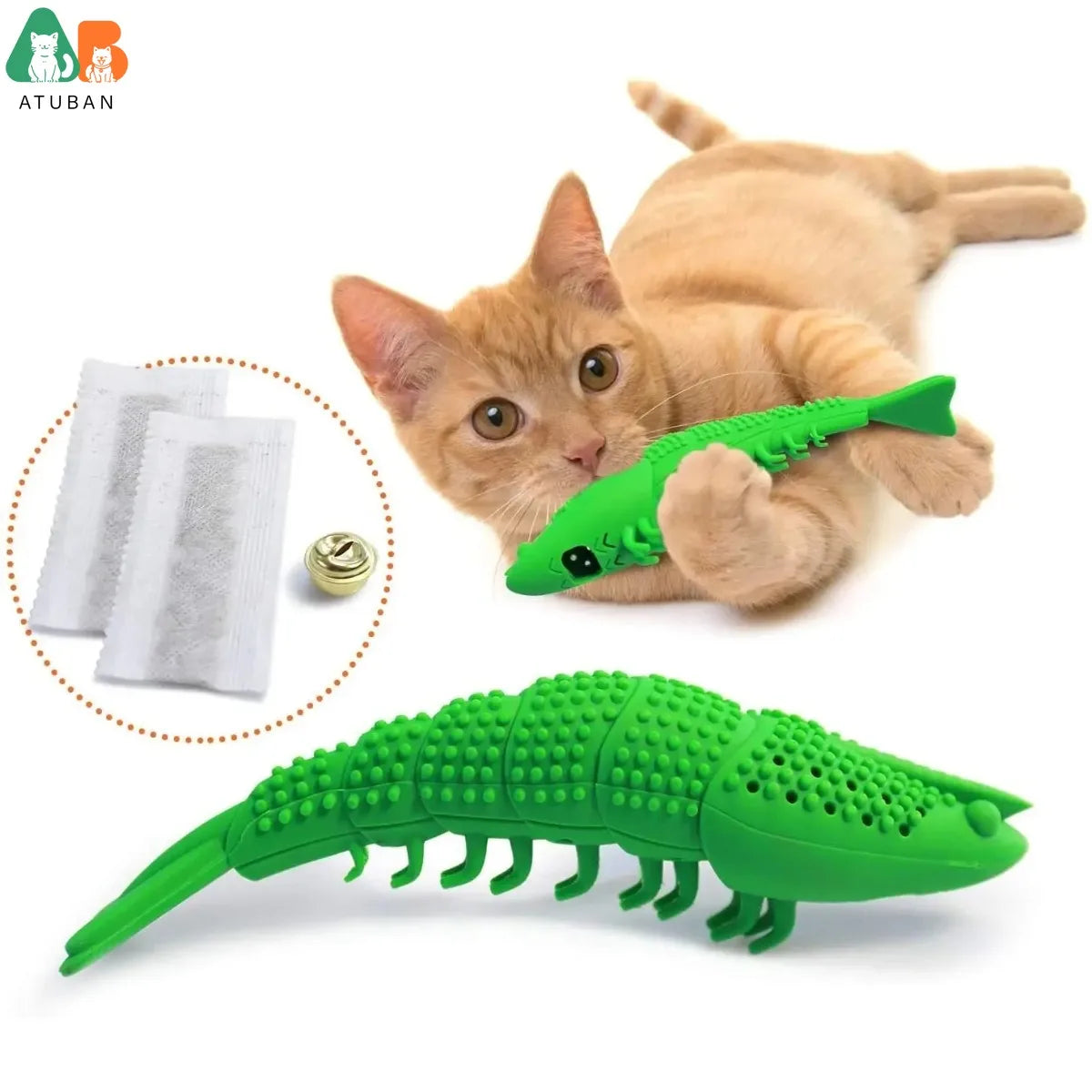 Cat Toothbrush Toy