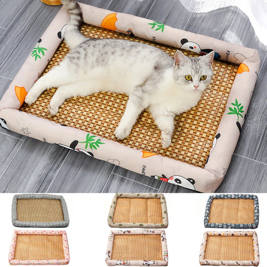 Cooling Rattan Pet Mat