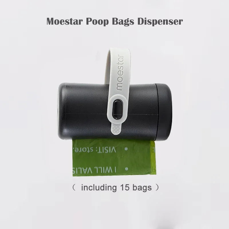 Pet Leash Extension Belt with Poop Bag Dispenser