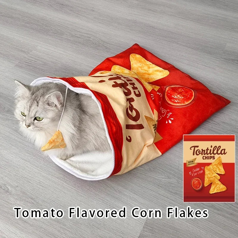 Halloween Cat Tunnel Toy – Foldable Crinkle Interactive Play Tunnel