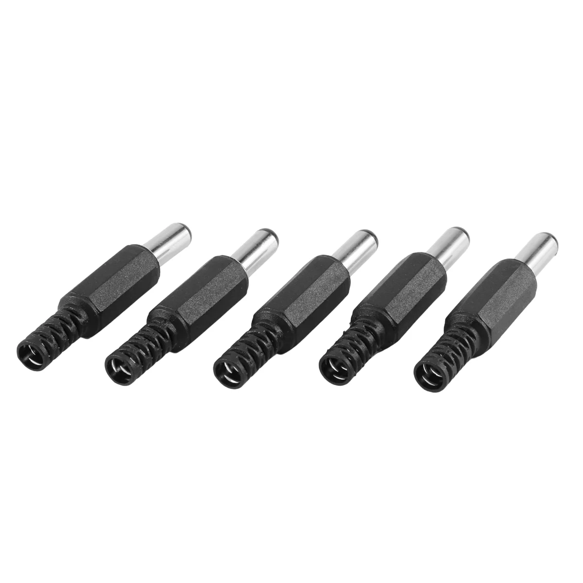 5Pcs 5.5mm X 2.5mm Male Power Plug Socket