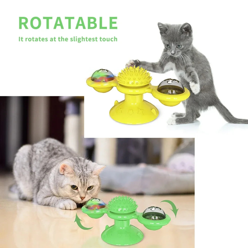 Spinning Cat Windmill Toy
