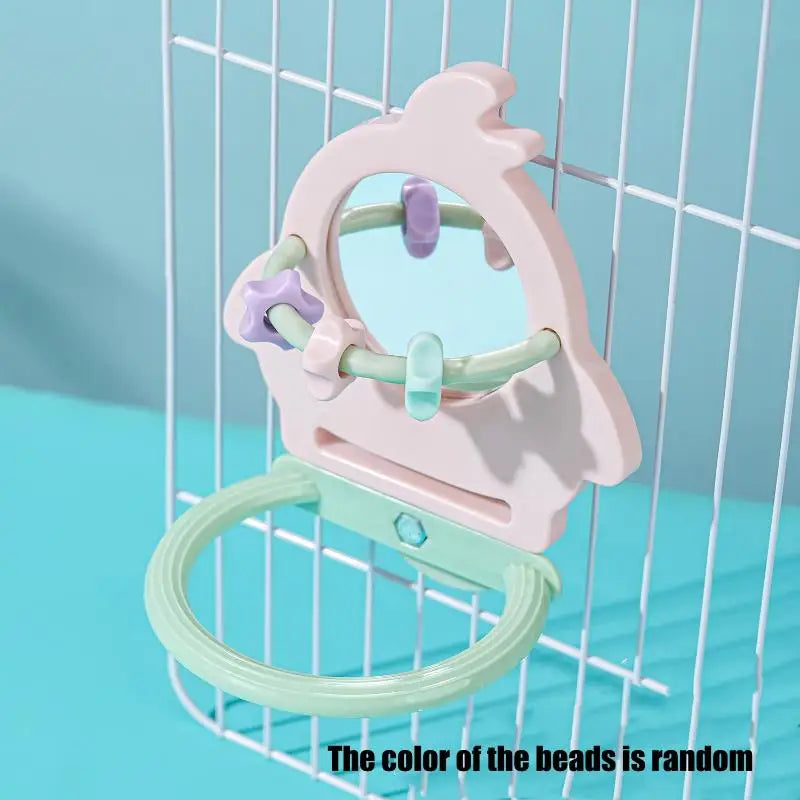 Interactive Bird Mirror & Chewing Toy