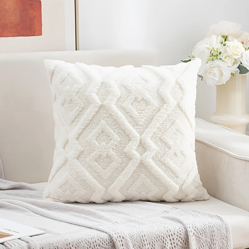 Luxury Plush Decorative Cushion Cover