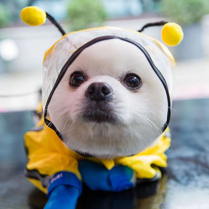 Full Coverage Hooded Rain Suit for Dogs