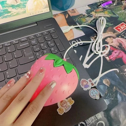 Pink Wired Gaming Mouse