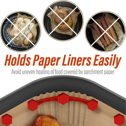 Reusable Magnetic Silicone Air Fryer Liner Holder