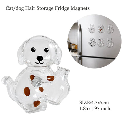 Pet Hair Memorial Keepsake Keychain
