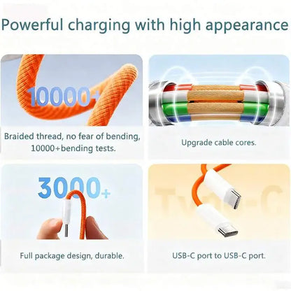 USB-C to USB-C Fast Charging Cable