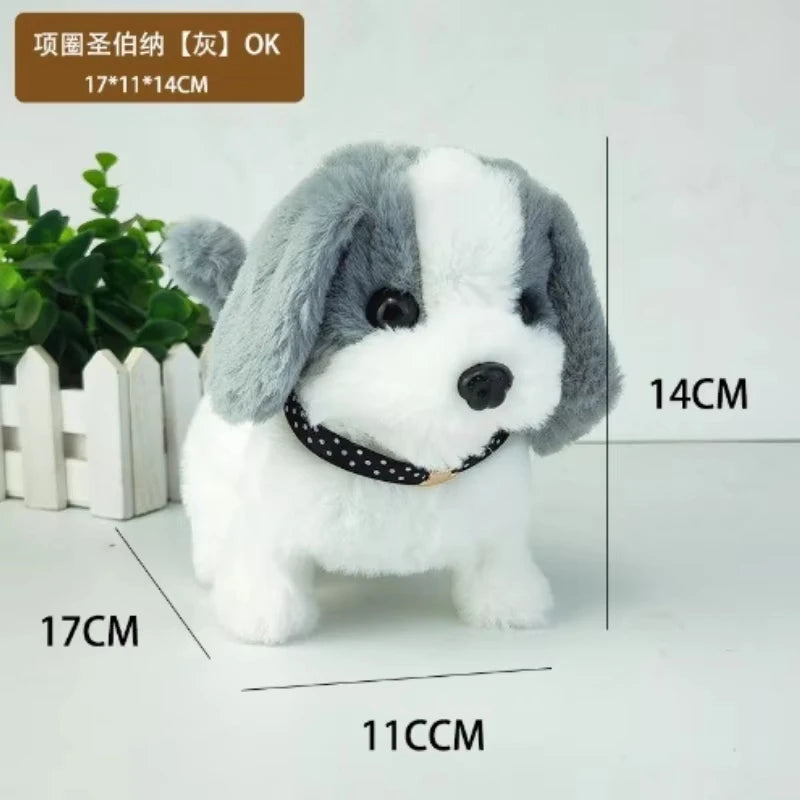 Electric Walking Barking Plush Dog Toy