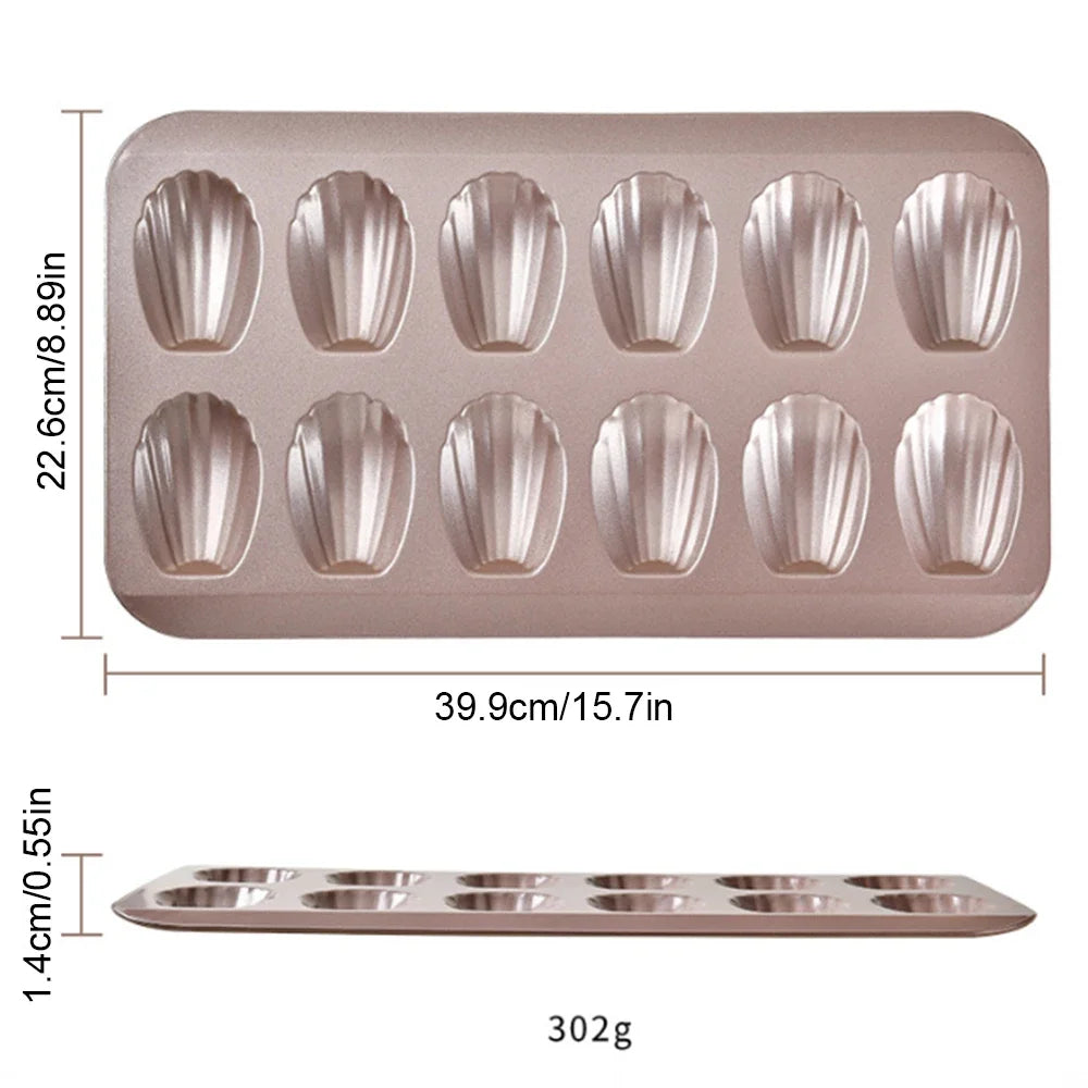 Stainless Steel Madeleine Baking Tray