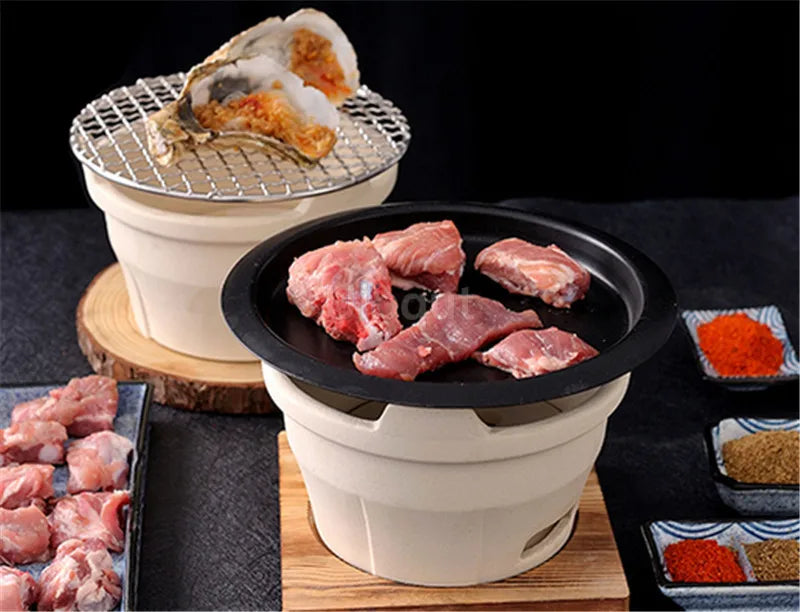 Traditional Charcoal Clay BBQ Stove