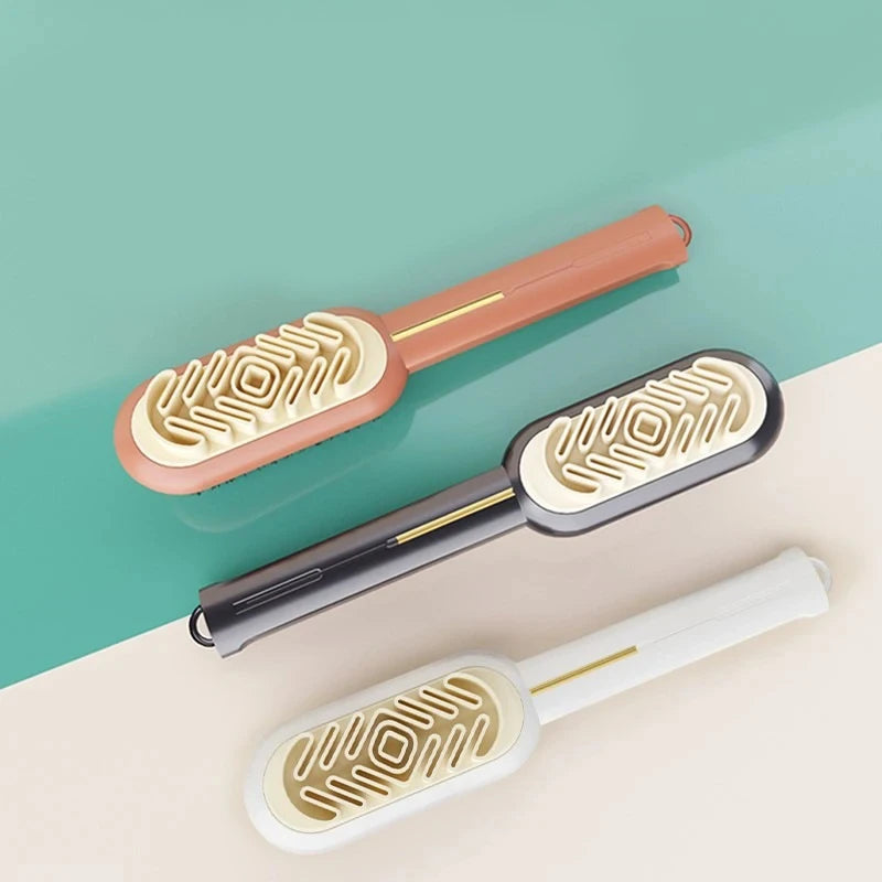Long-Handle Double-Sided Suede & Shoe Cleaning Brush