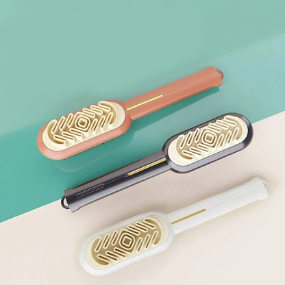 Long-Handle Double-Sided Suede & Shoe Cleaning Brush