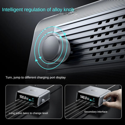 100W GaN 5-Port Smart Desktop Fast Charger