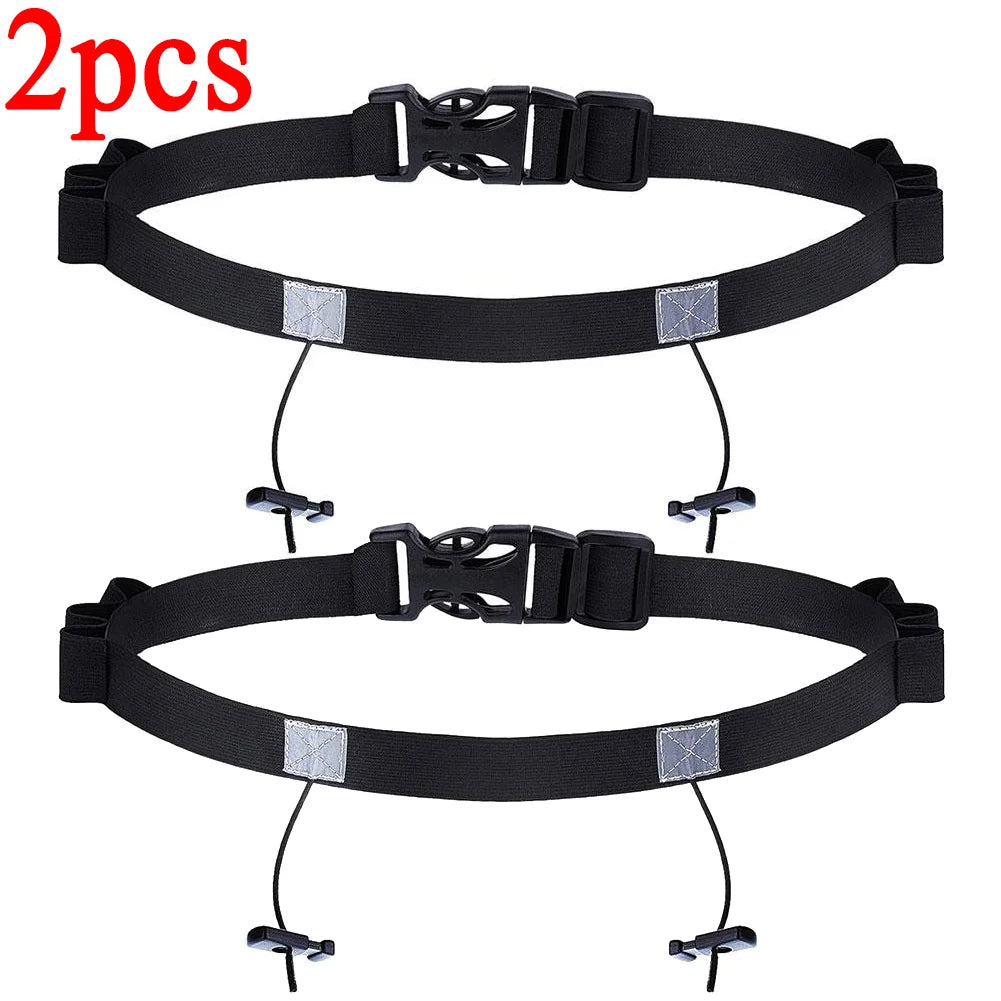Outdoor Running Belt Marathon Race Number Belt Gym Fitness Accessories Adjustable Elastic Sports Belt
