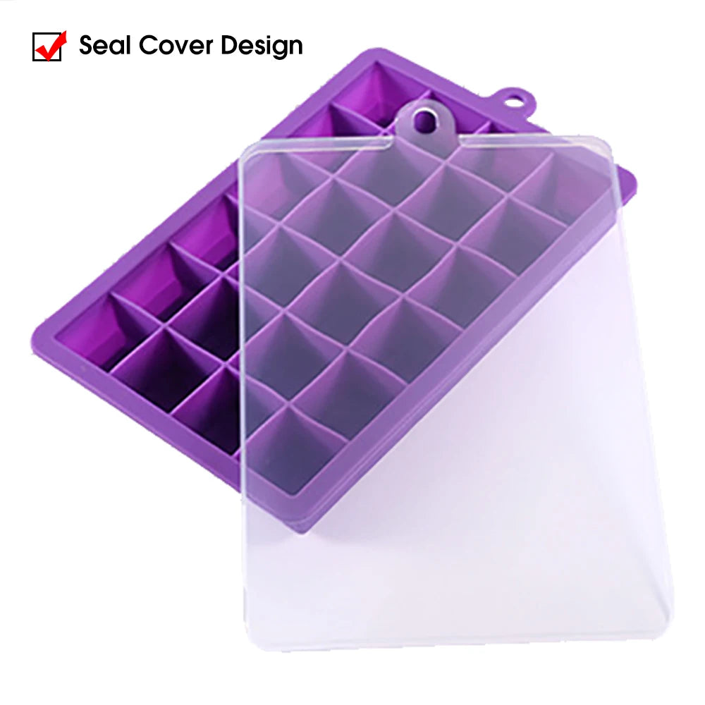 24-Cube Silicone Ice Tray