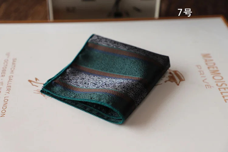 Korean Retro Geometric Pocket Square