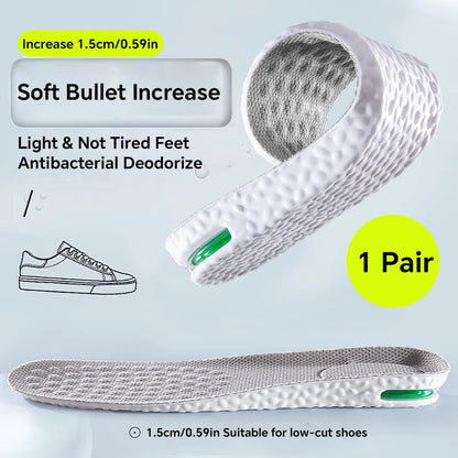 Orthopedic Height Increase Memory Foam Insoles