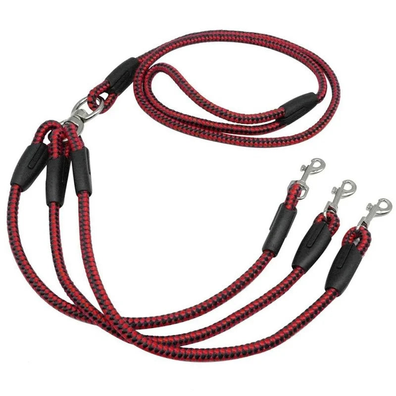Adjustable 3-Way No-Tangle Dog Leash