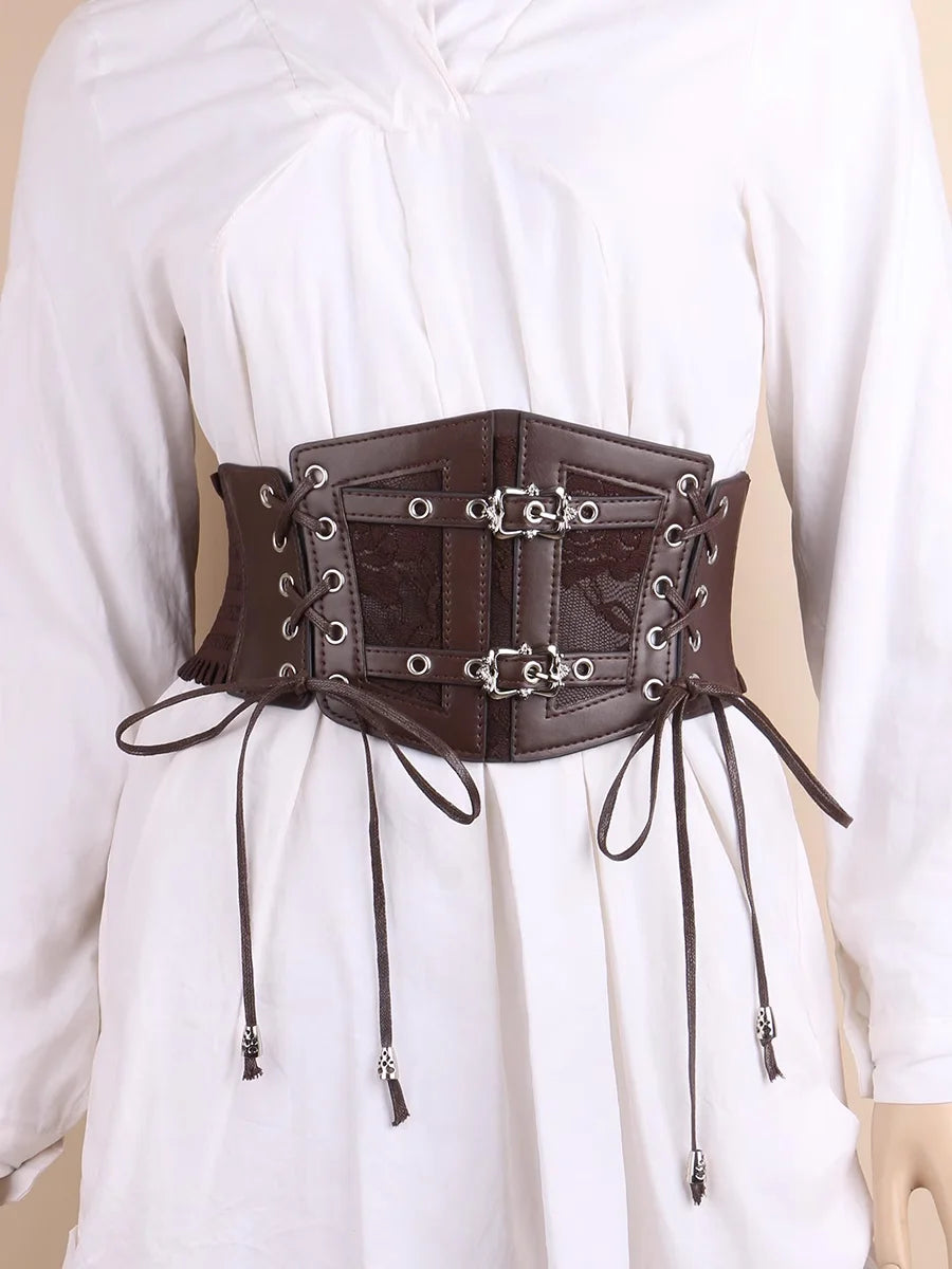 Women’s Elastic Lace Corset Waist Belt
