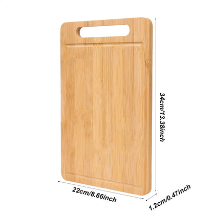 Bamboo Wooden Cutting Board for Meat, Fruit & Vegetables