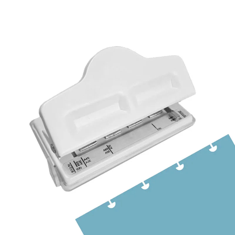 Fromthenon 4-Hole Mushroom Hole Punch for Discbound Notebooks