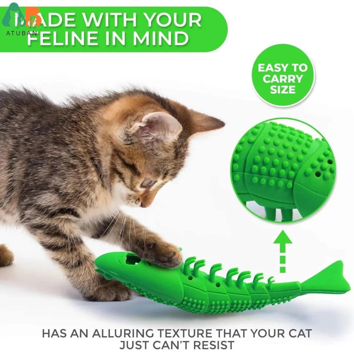 Cat Toothbrush Toy