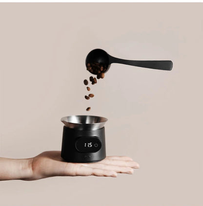 USB Rechargeable Coffee Scale with Stainless Steel Cup