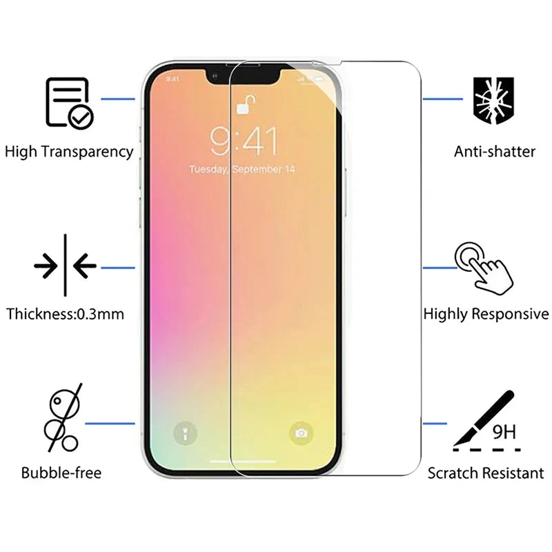 Tempered Glass Screen Protector for iPhone