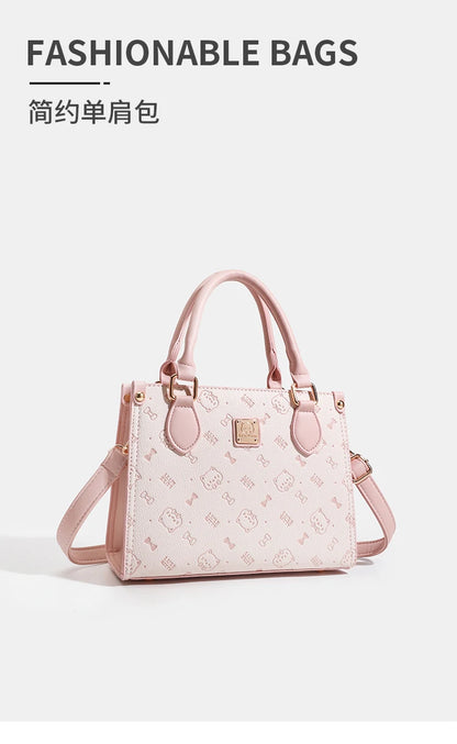 Elegant Leather Diaper Tote Bag