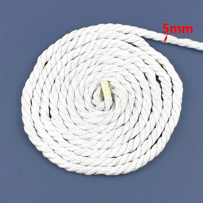 Braided Cotton Macramé Rope Cord