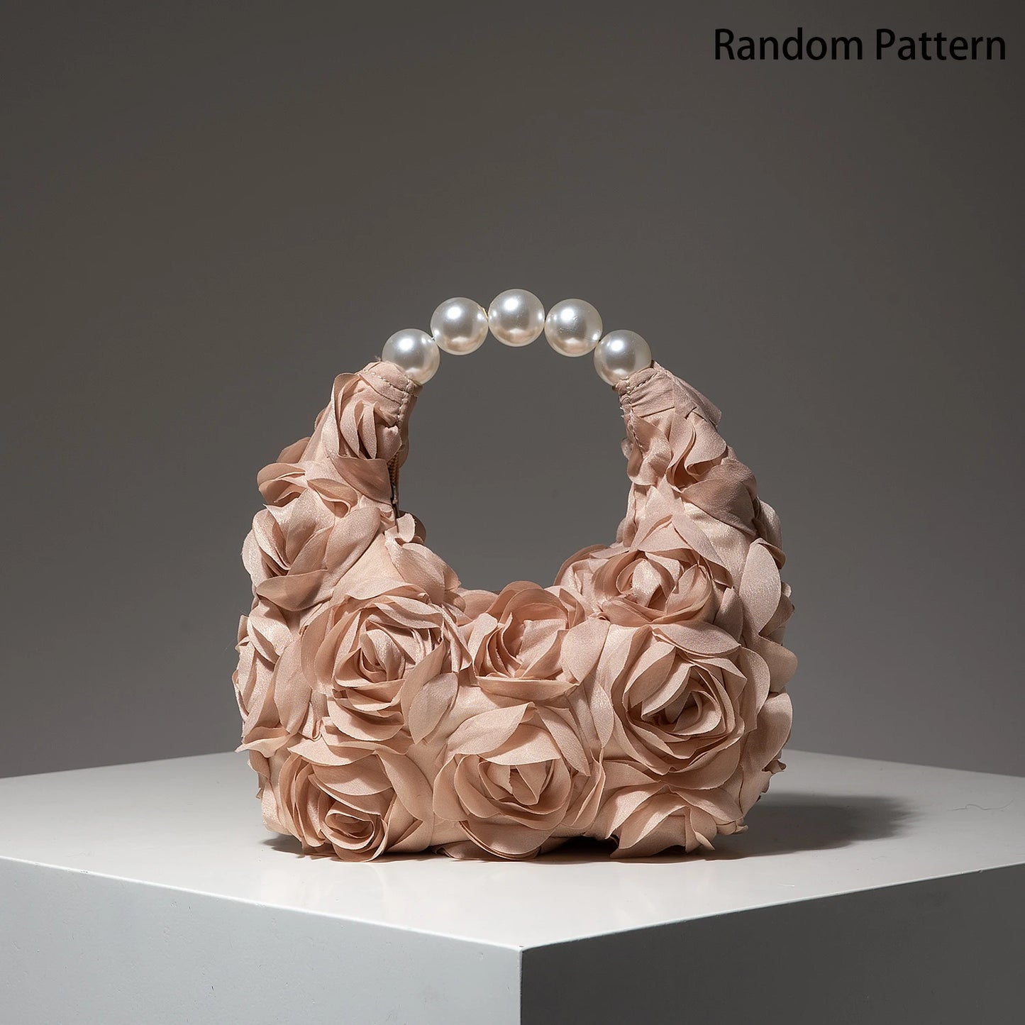 Floral Pearl Evening Party Handbag