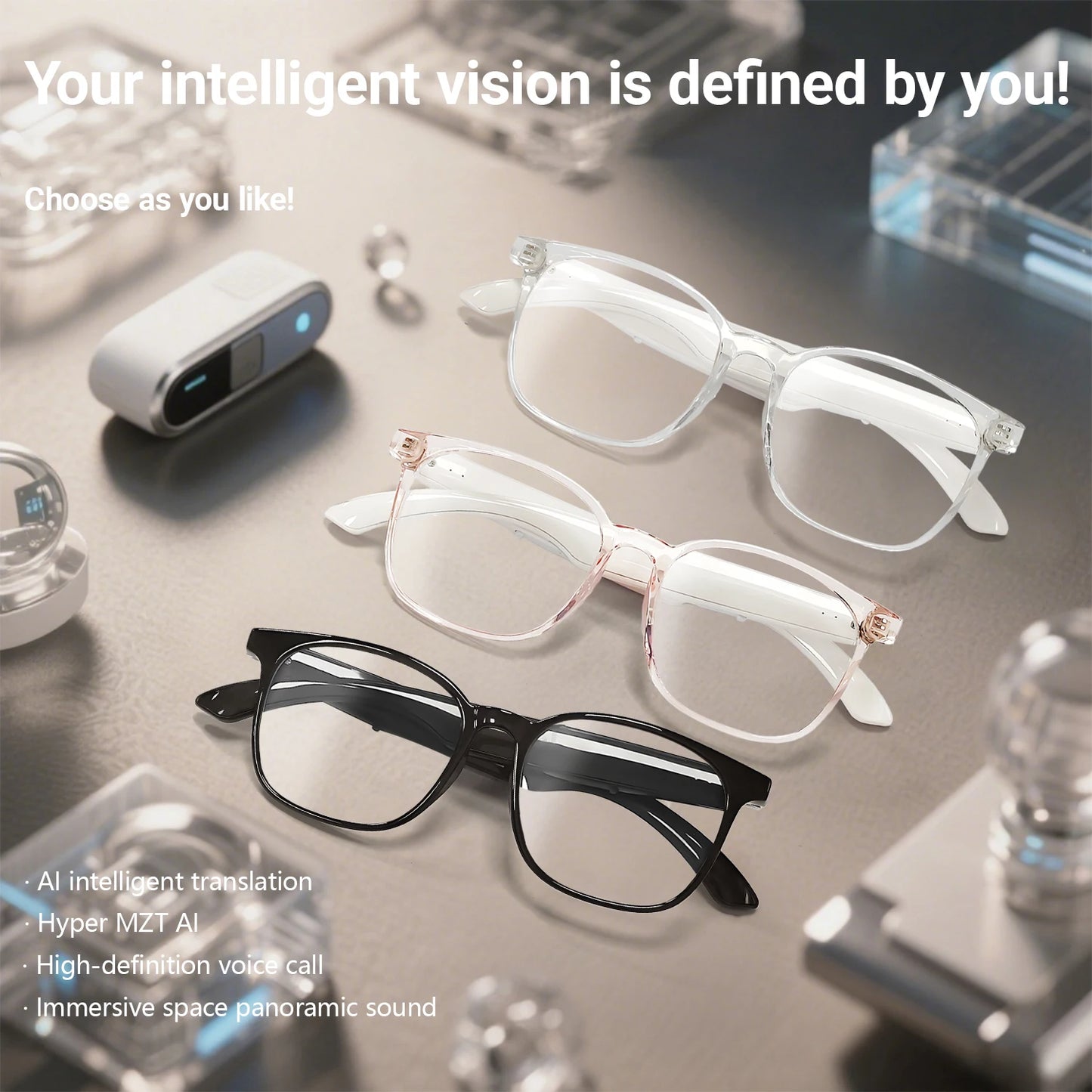 Smart AI Translation Glasses