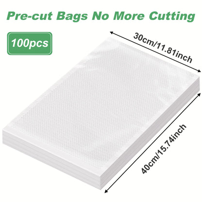 100-Pack BPA-Free Vacuum Sealer Bags