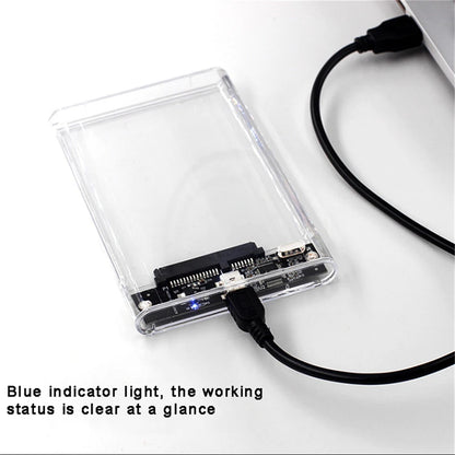 Transparent 2.5” SATA HDD & SSD Enclosure
