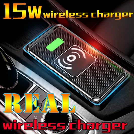 15W Qi Wireless Car Charging Pad