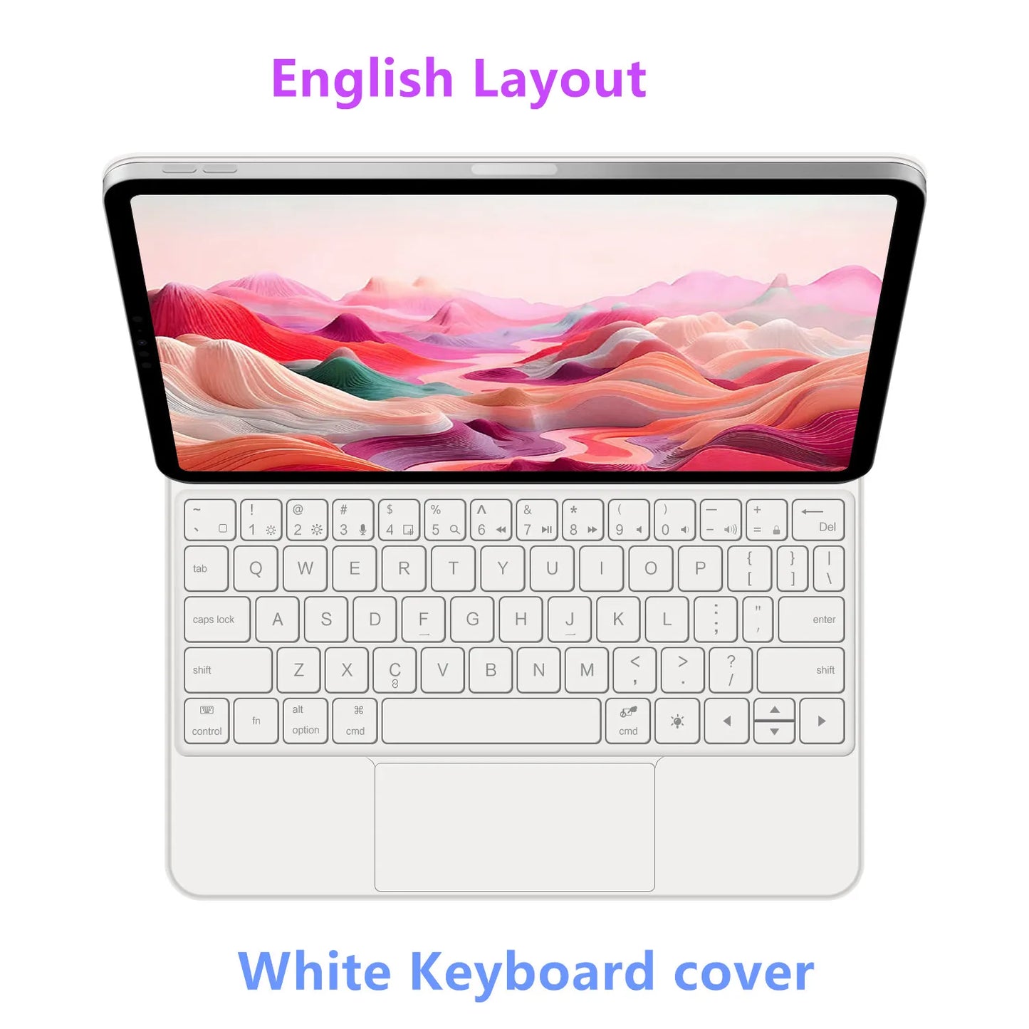 Backlit Keyboard Case with Trackpad for iPad Air & iPad Pro