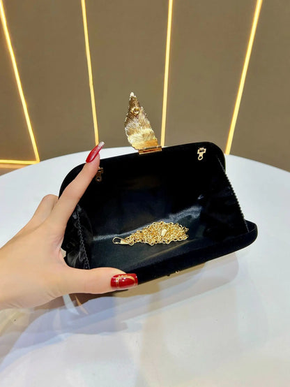 Velvet Evening Clutch Bag