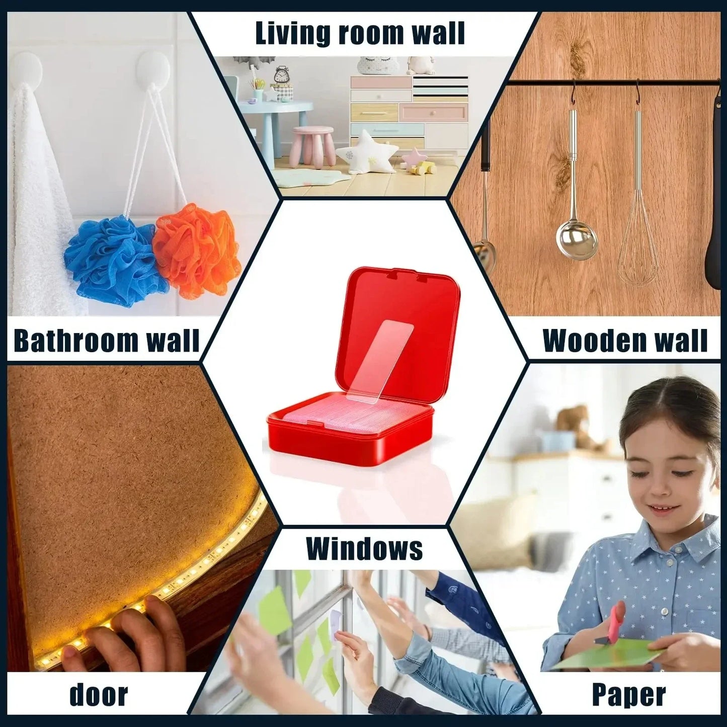 Reusable Nano Adhesive Wall Stickers