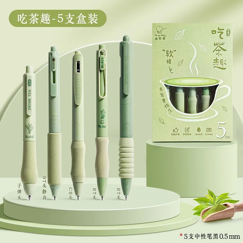0.5mm Quick Dry Gel Pen – Cute Kawaii Neutral Ink Writing Pen