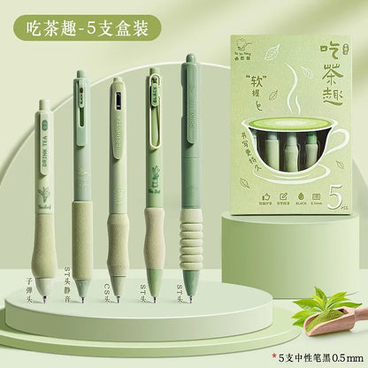 0.5mm Quick Dry Gel Pen – Cute Kawaii Neutral Ink Writing Pen